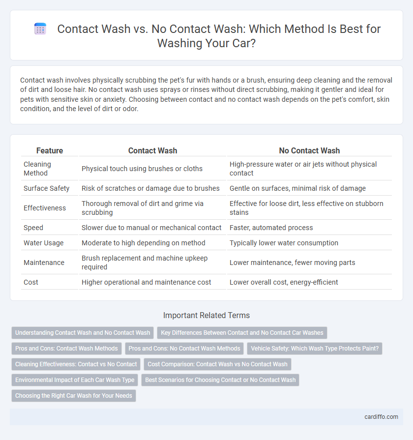 Contact Wash vs. No Contact Wash: Which Method Is Best for Washing Your Car?