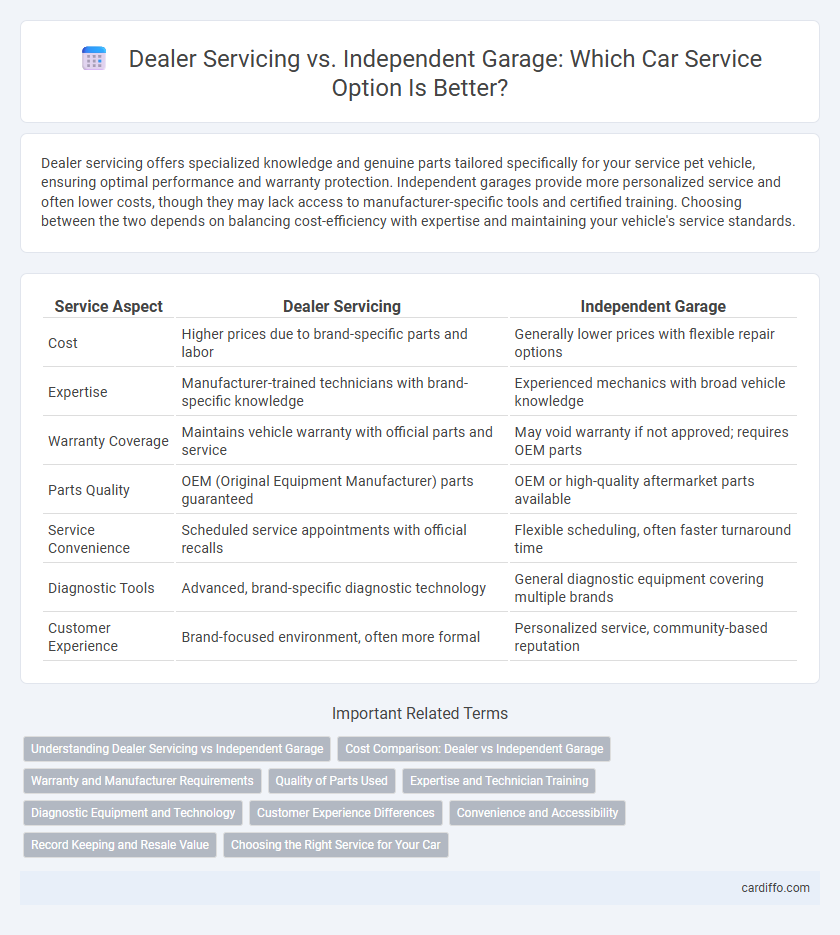 Dealer Servicing vs. Independent Garage: Which Car Service Option Is Better?