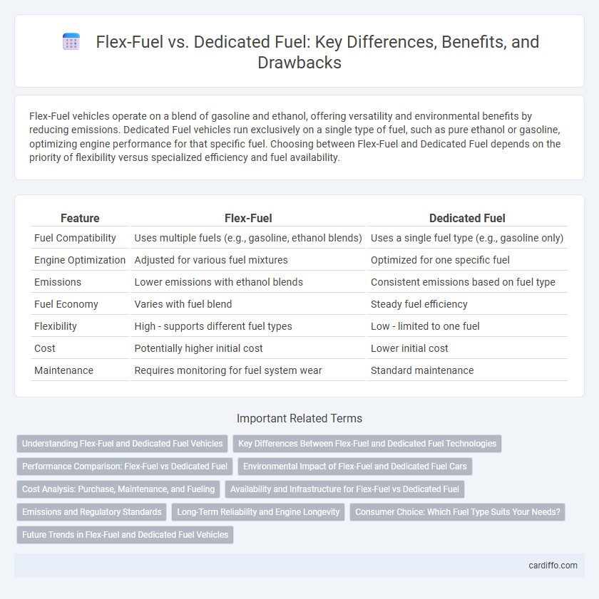 Flex-Fuel vs. Dedicated Fuel: Key Differences, Benefits, and Drawbacks