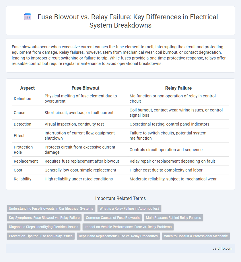 Fuse Blowout vs. Relay Failure: Key Differences in Electrical System Breakdowns