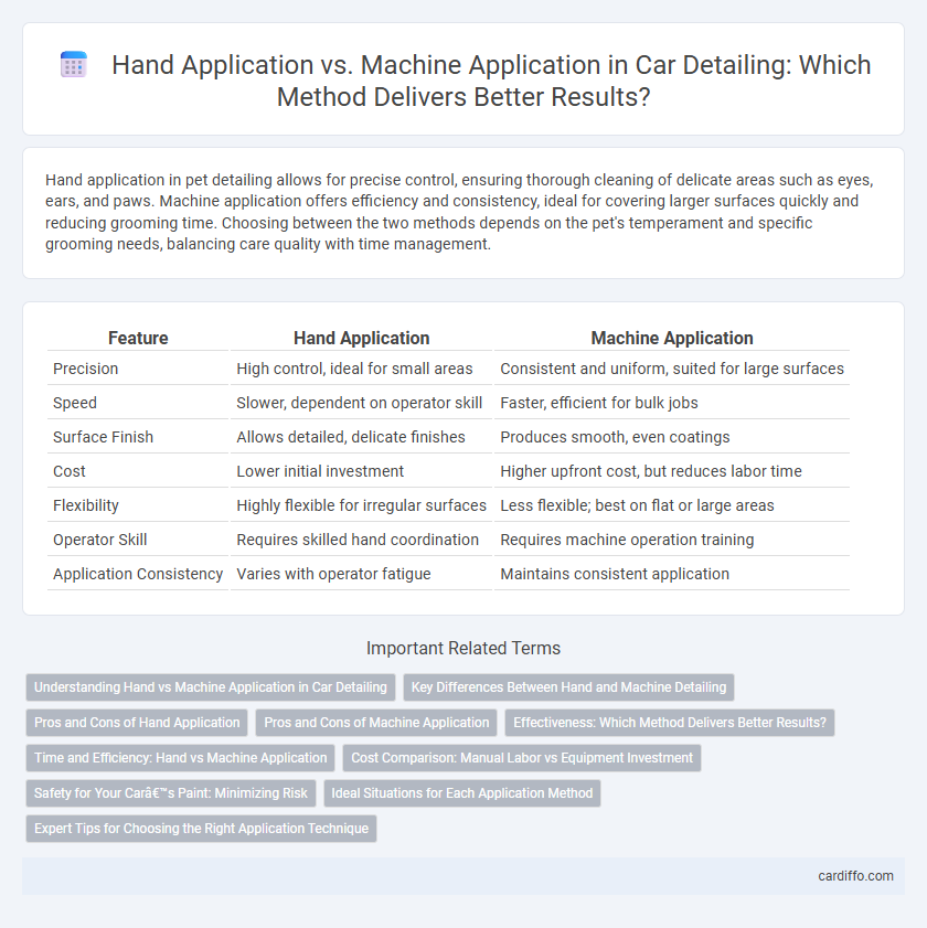 Hand Application vs. Machine Application in Car Detailing: Which Method Delivers Better Results?