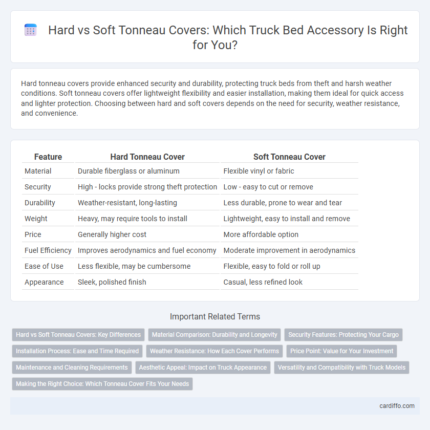 Hard vs Soft Tonneau Covers: Which Truck Bed Accessory Is Right for You?