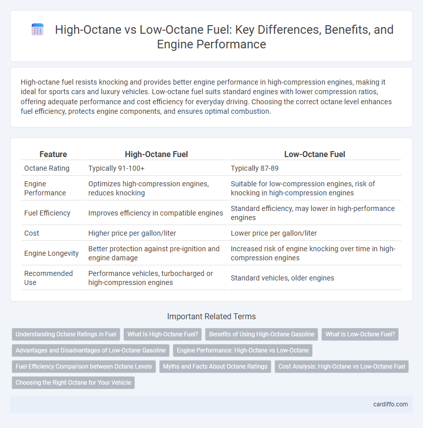 High-Octane vs Low-Octane Fuel: Key Differences, Benefits, and Engine Performance
