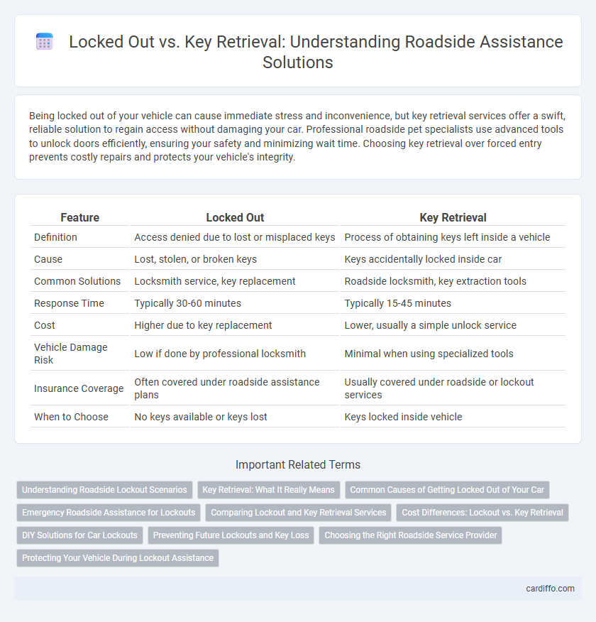 Locked Out vs. Key Retrieval: Understanding Roadside Assistance Solutions
