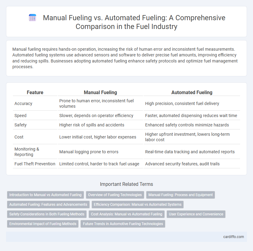Manual Fueling vs. Automated Fueling: A Comprehensive Comparison in the Fuel Industry