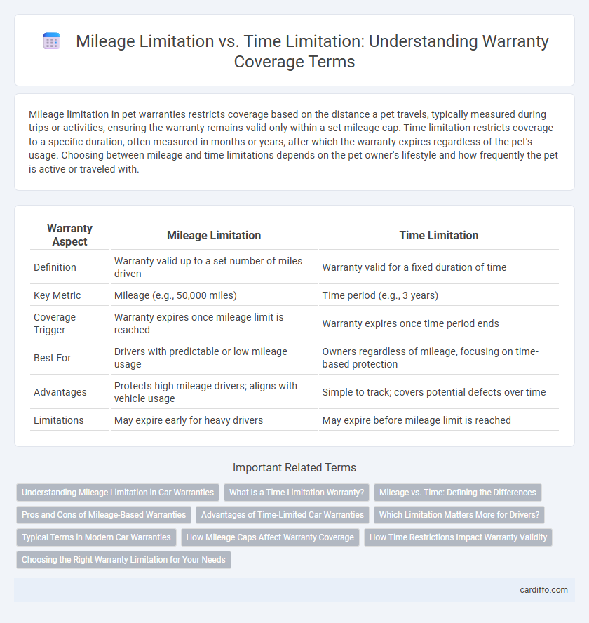 Mileage Limitation vs. Time Limitation: Understanding Warranty Coverage Terms
