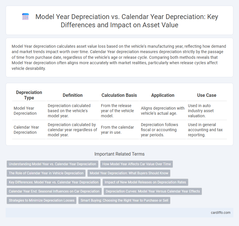 Model Year Depreciation vs. Calendar Year Depreciation: Key Differences and Impact on Asset Value