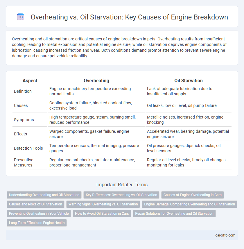 Overheating vs. Oil Starvation: Key Causes of Engine Breakdown