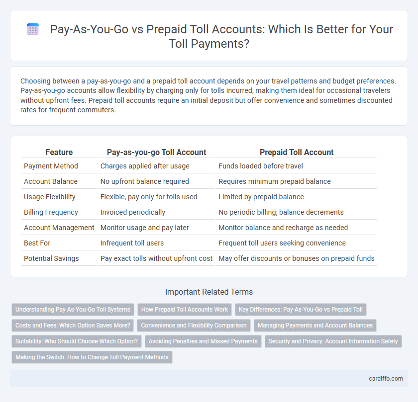 Pay-As-You-Go vs Prepaid Toll Accounts: Which Is Better for Your Toll Payments?
