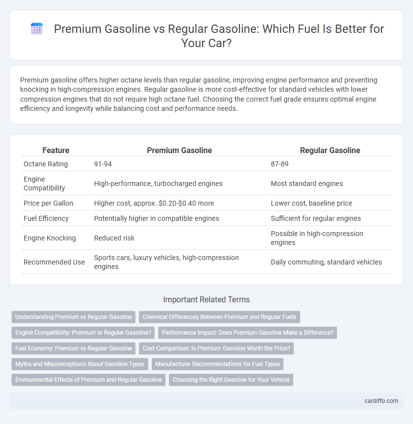 Premium Gasoline vs Regular Gasoline: Which Fuel Is Better for Your Car?