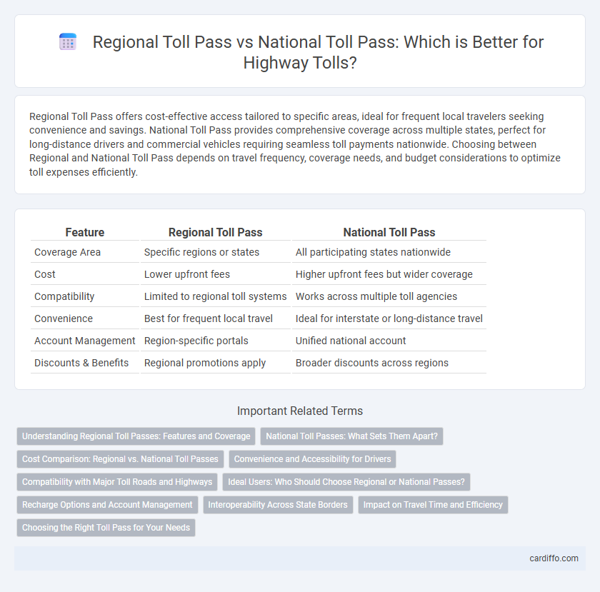 Regional Toll Pass vs National Toll Pass: Which is Better for Highway Tolls?