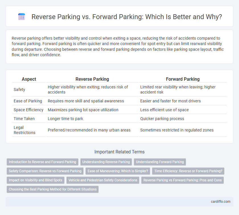 Reverse Parking vs. Forward Parking: Which Is Better and Why?