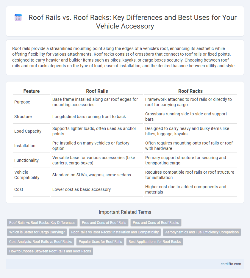 Roof Rails vs. Roof Racks: Key Differences and Best Uses for Your Vehicle Accessory