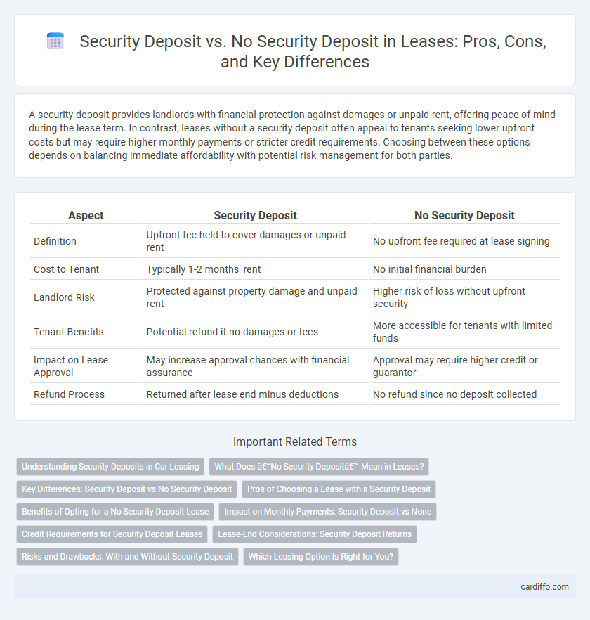 Security Deposit vs. No Security Deposit in Leases: Pros, Cons, and Key Differences