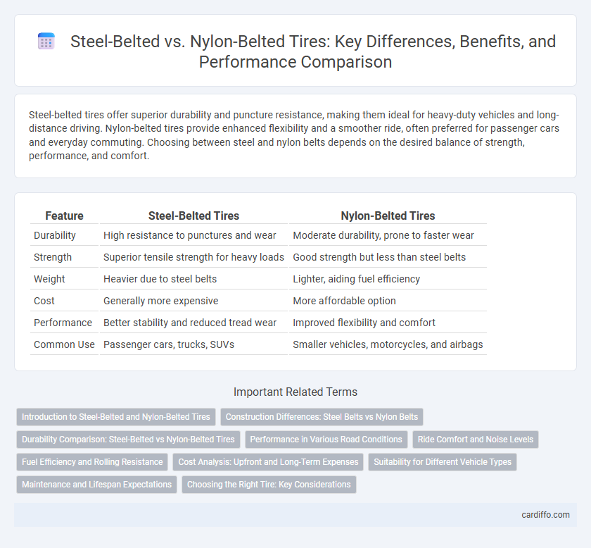 Steel-Belted vs. Nylon-Belted Tires: Key Differences, Benefits, and Performance Comparison