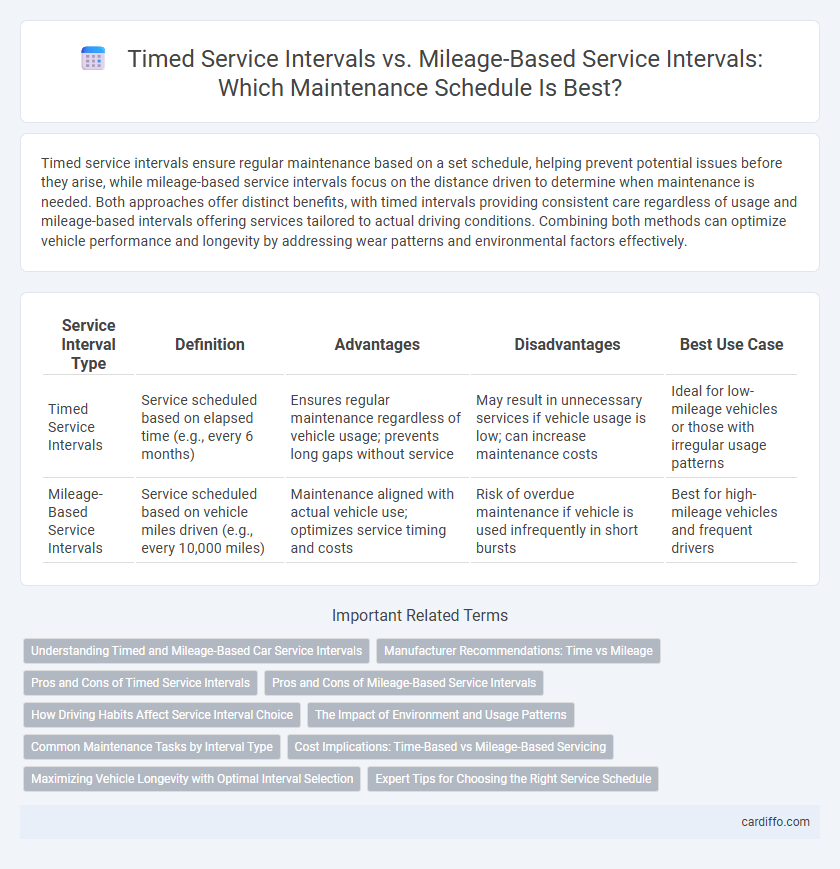 Timed Service Intervals vs. Mileage-Based Service Intervals: Which Maintenance Schedule Is Best?