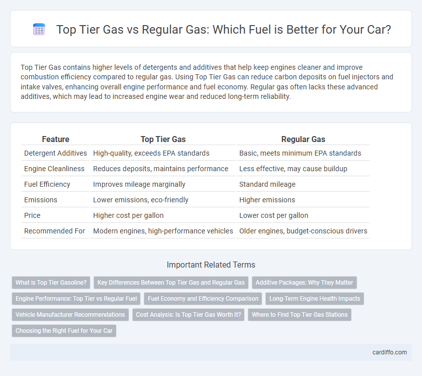 Top Tier Gas vs Regular Gas: Which Fuel is Better for Your Car?