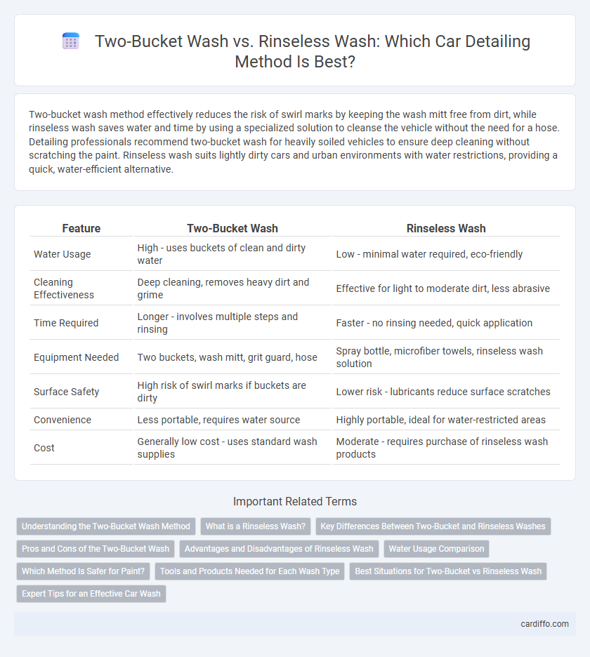 Two-Bucket Wash vs. Rinseless Wash: Which Car Detailing Method Is Best?