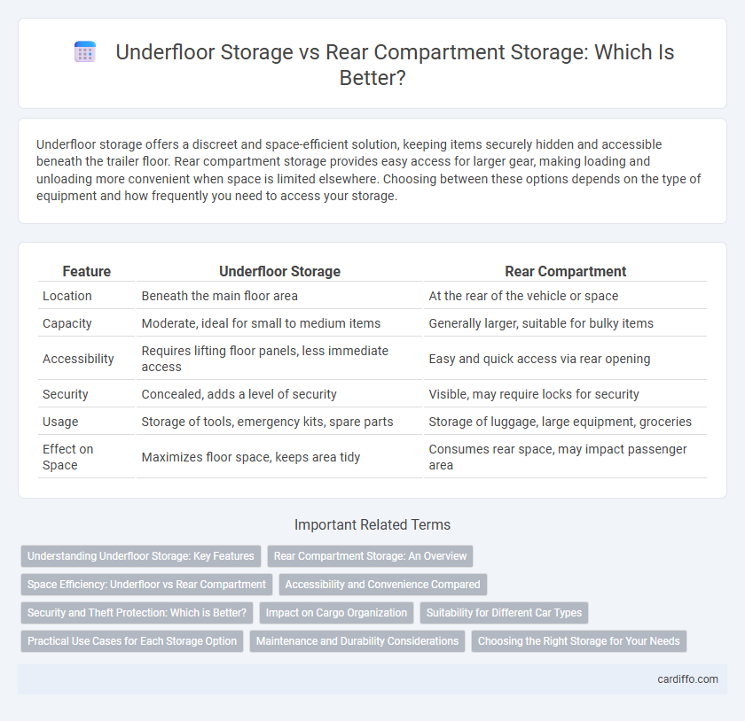 Underfloor Storage vs Rear Compartment Storage: Which Is Better?