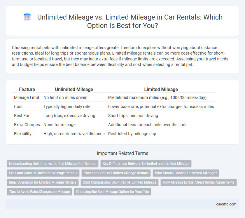 Unlimited Mileage vs. Limited Mileage in Car Rentals: Which Option Is Best for You?