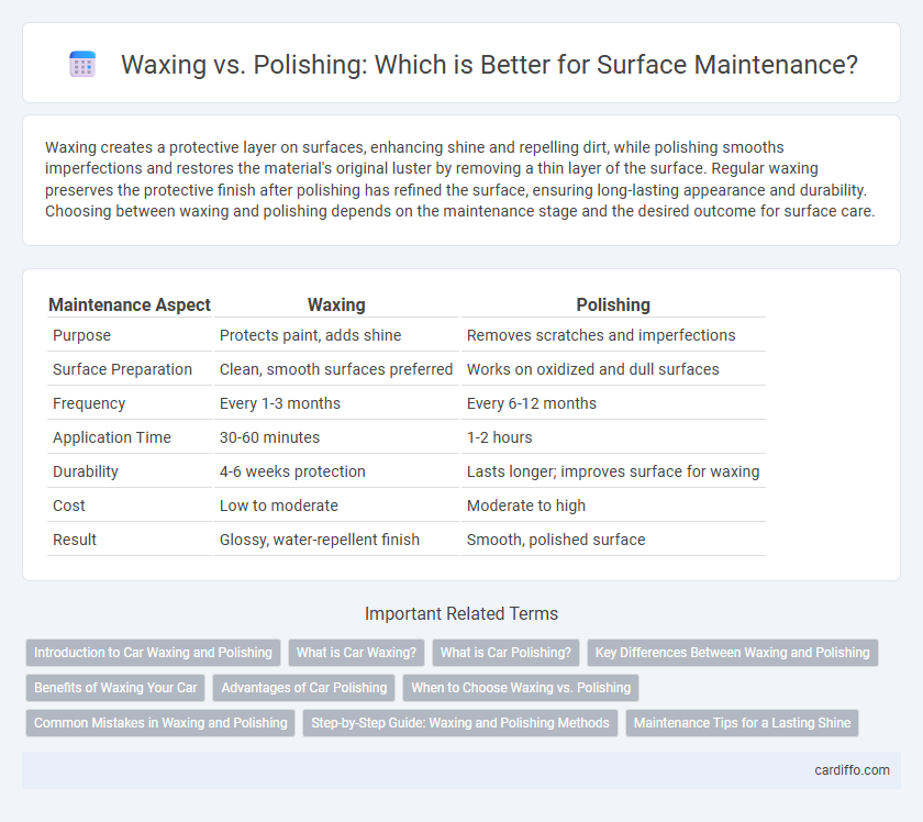 Waxing vs. Polishing: Which is Better for Surface Maintenance?