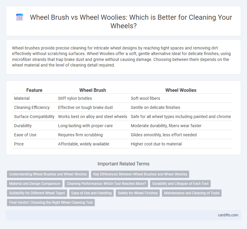 Wheel Brush vs Wheel Woolies: Which is Better for Cleaning Your Wheels?