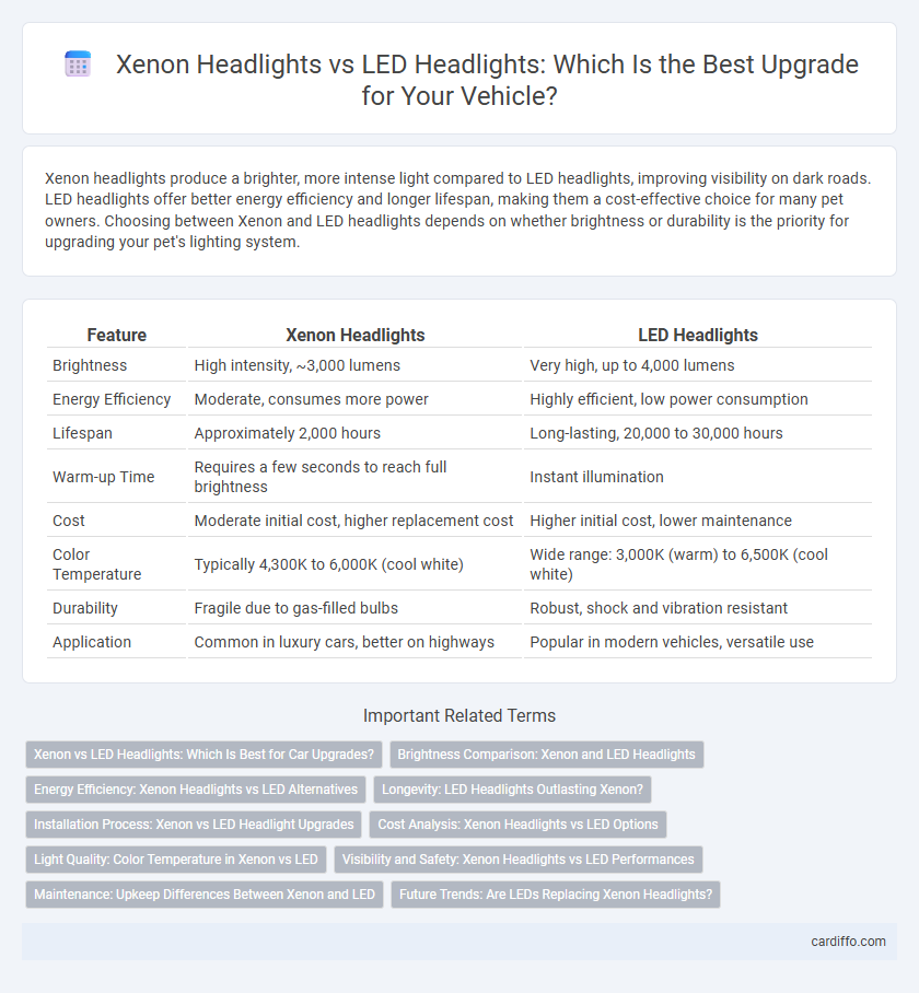 Xenon Headlights vs LED Headlights: Which Is the Best Upgrade for Your Vehicle?