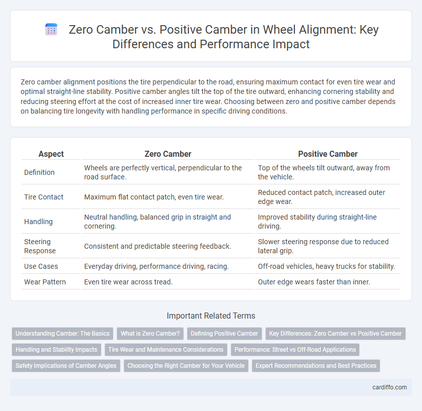 Zero Camber vs. Positive Camber in Wheel Alignment: Key Differences and Performance Impact