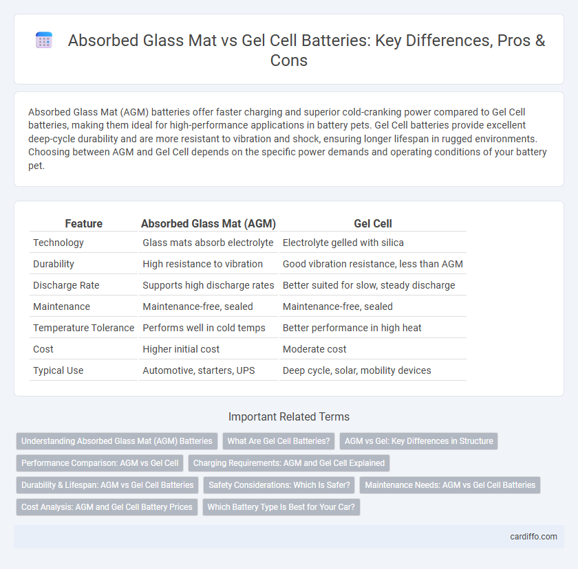 Absorbed Glass Mat vs Gel Cell Batteries: Key Differences, Pros & Cons