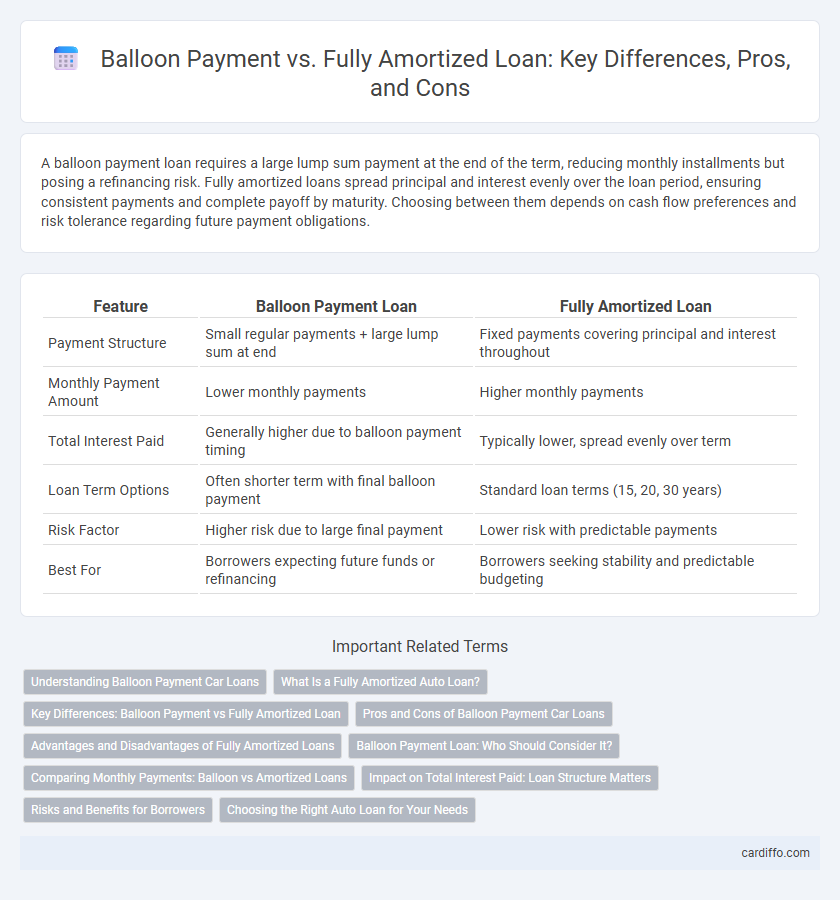 Balloon Payment vs. Fully Amortized Loan: Key Differences, Pros, and Cons
