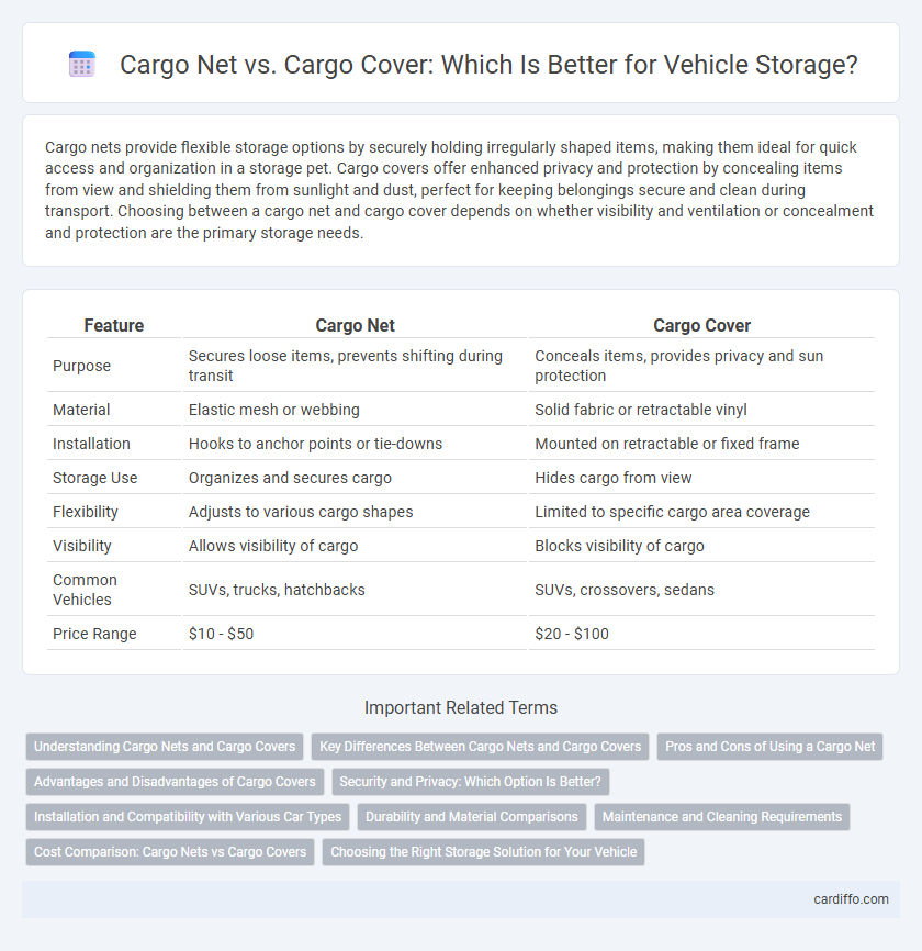 Cargo Net vs. Cargo Cover: Which Is Better for Vehicle Storage?