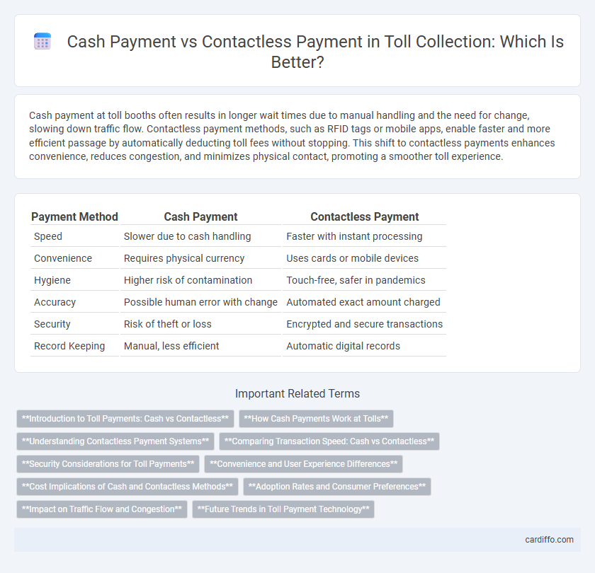 Cash Payment vs Contactless Payment in Toll Collection: Which Is Better?