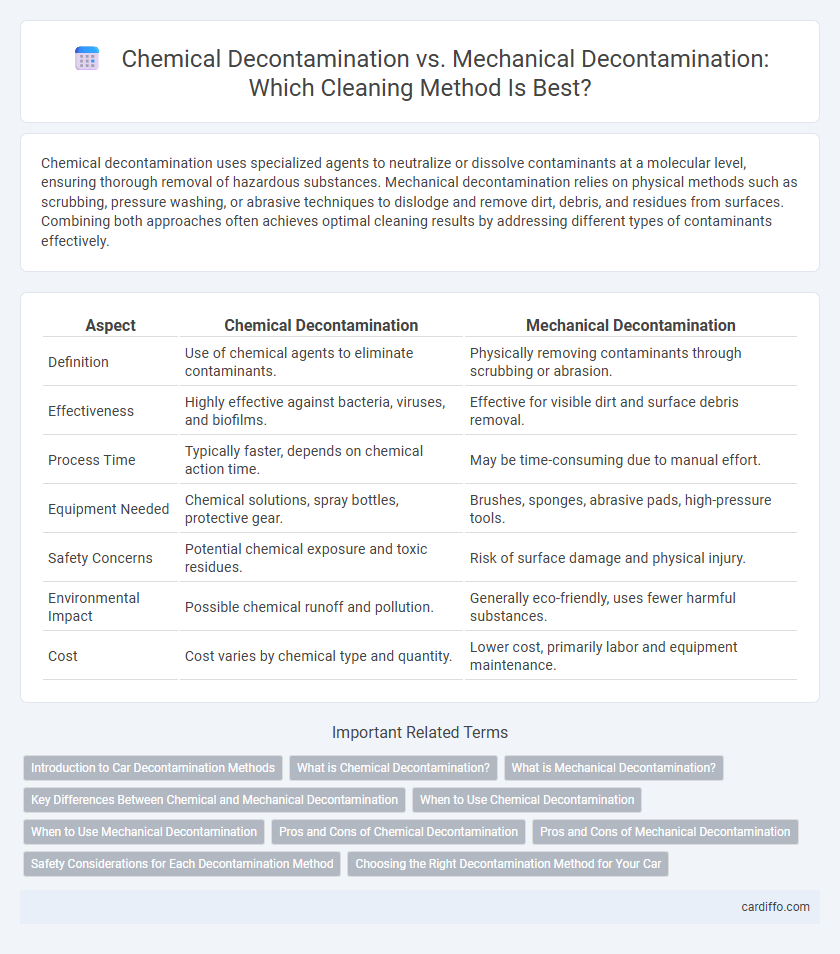 Chemical Decontamination vs. Mechanical Decontamination: Which Cleaning Method Is Best?