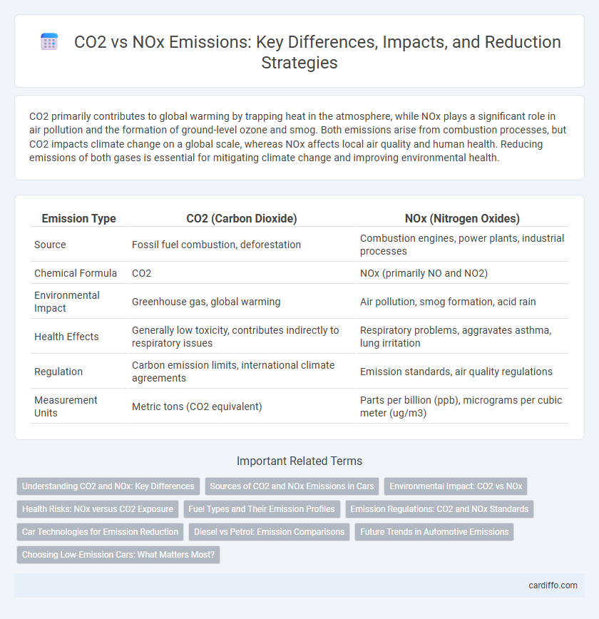 CO2 vs NOx Emissions: Key Differences, Impacts, and Reduction Strategies