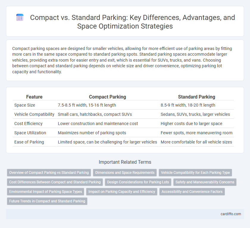 Compact vs. Standard Parking: Key Differences, Advantages, and Space Optimization Strategies