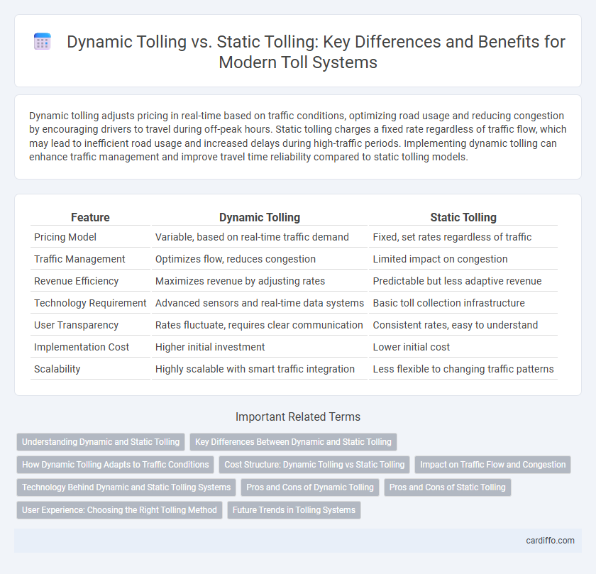 Dynamic Tolling vs. Static Tolling: Key Differences and Benefits for Modern Toll Systems
