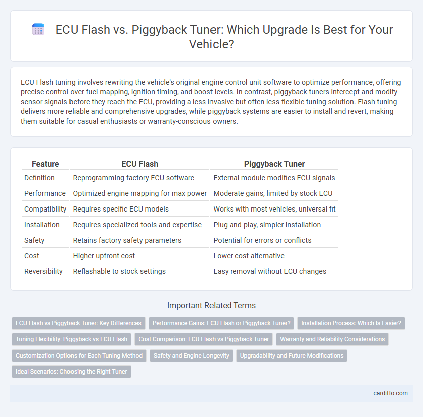 ECU Flash vs. Piggyback Tuner: Which Upgrade Is Best for Your Vehicle?