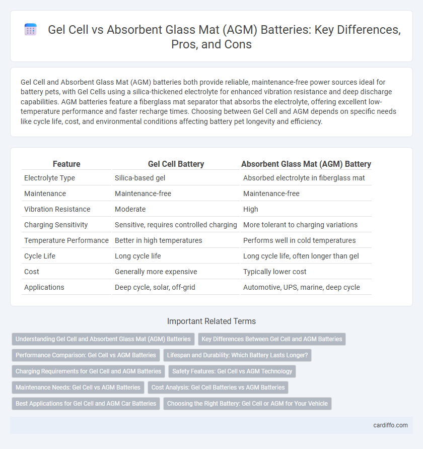 Gel Cell vs Absorbent Glass Mat (AGM) Batteries: Key Differences, Pros, and Cons
