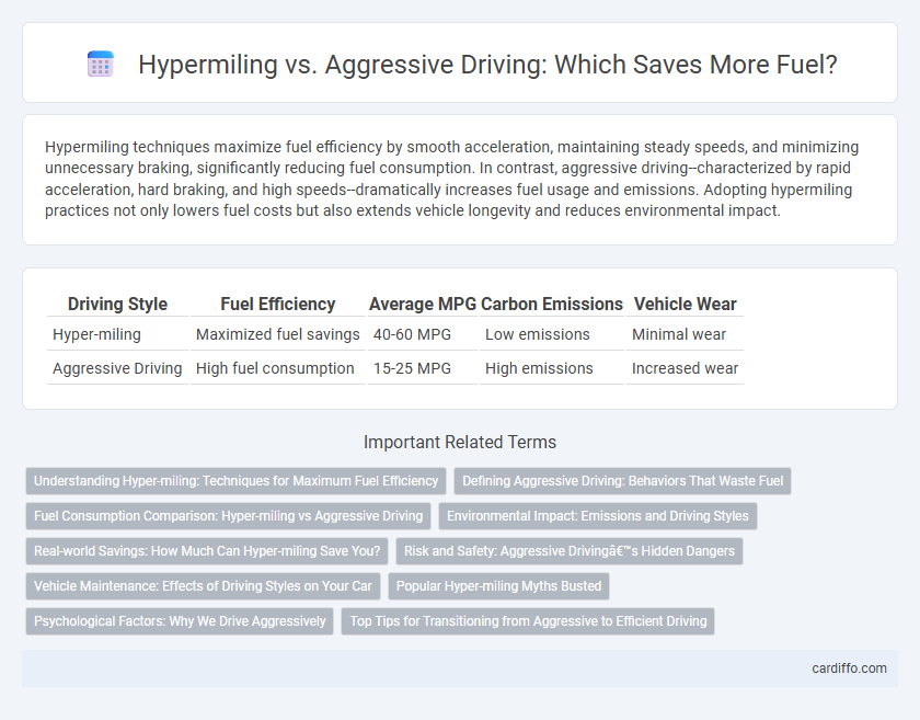 Hypermiling vs. Aggressive Driving: Which Saves More Fuel?