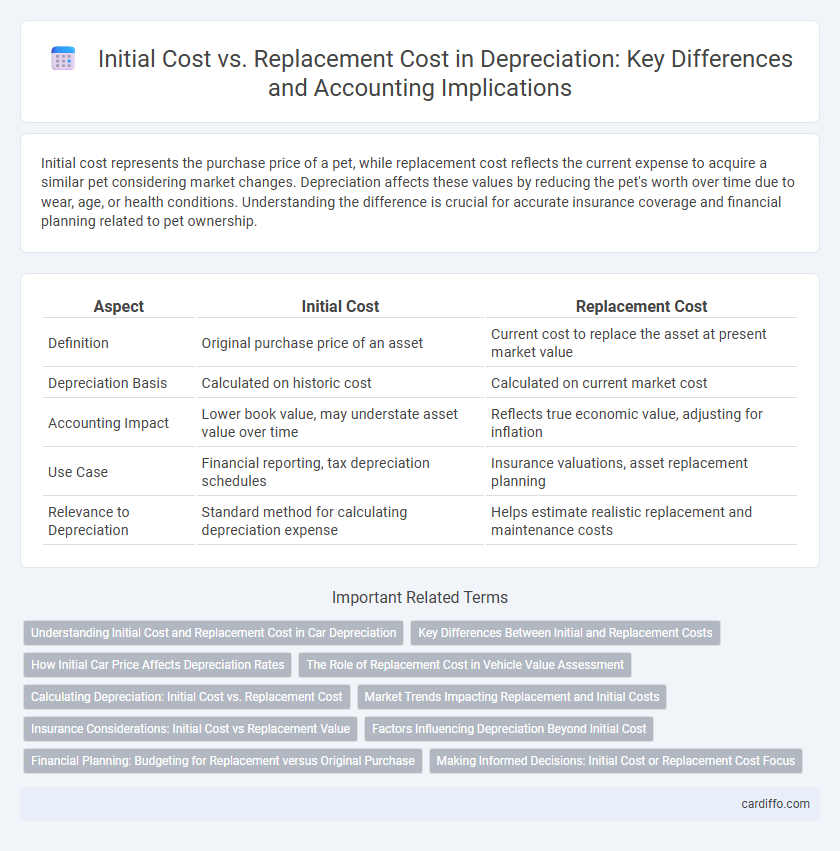 Initial Cost vs. Replacement Cost in Depreciation: Key Differences and Accounting Implications