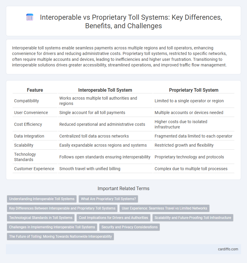 Interoperable vs Proprietary Toll Systems: Key Differences, Benefits, and Challenges