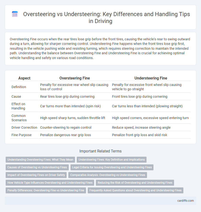 Oversteering vs Understeering: Key Differences and Handling Tips in Driving