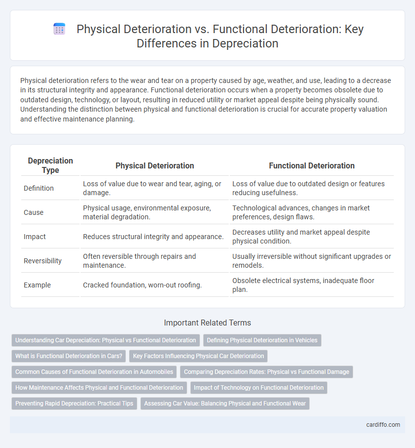 Physical Deterioration vs. Functional Deterioration: Key Differences in Depreciation