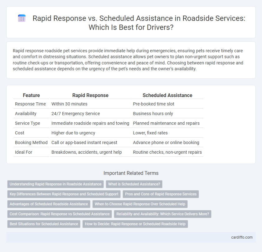 Rapid Response vs. Scheduled Assistance in Roadside Services: Which Is Best for Drivers?