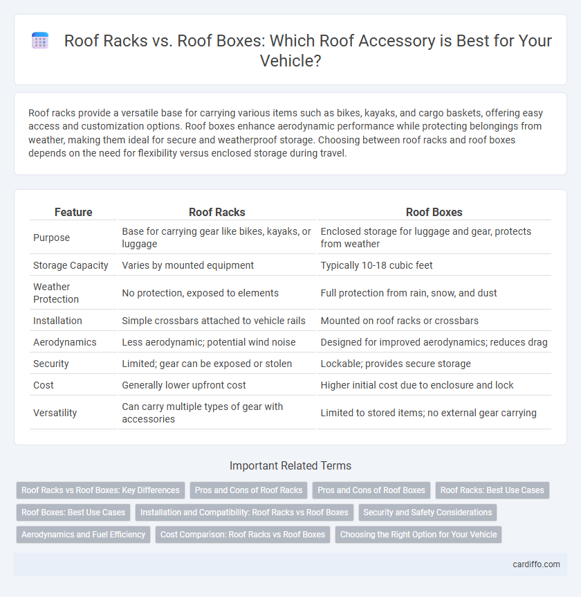 Roof Racks vs. Roof Boxes: Which Roof Accessory is Best for Your Vehicle?