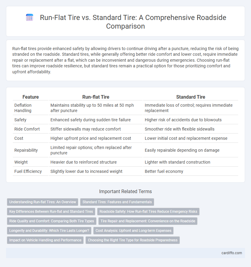 Run-Flat Tire vs. Standard Tire: A Comprehensive Roadside Comparison