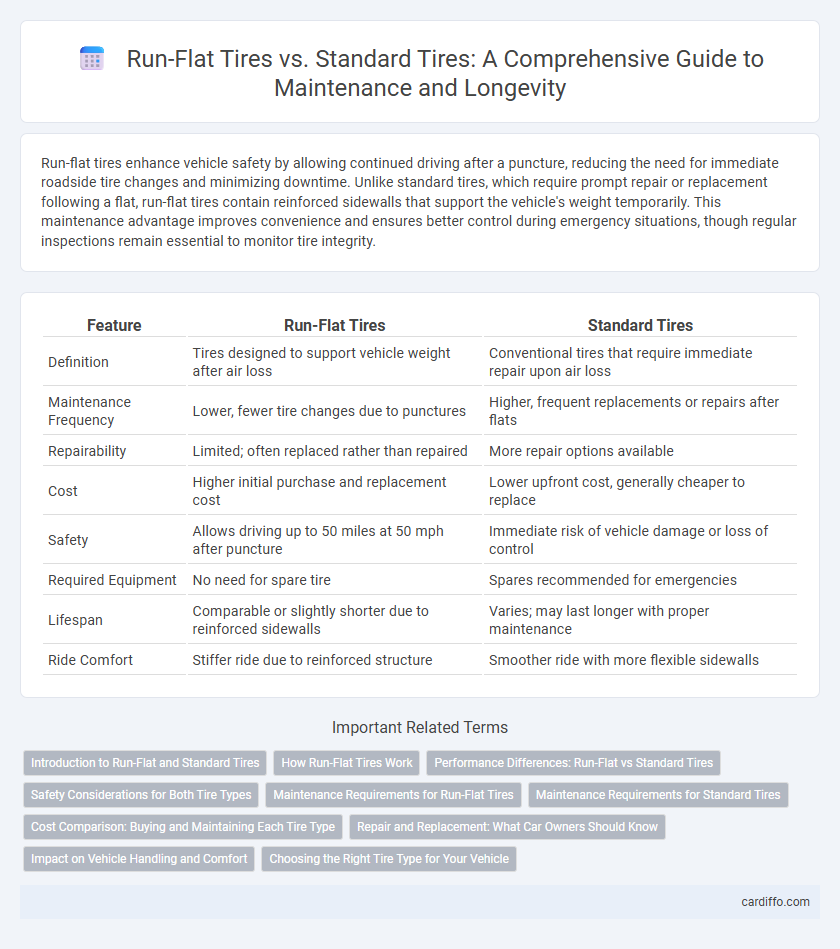 Run-Flat Tires vs. Standard Tires: A Comprehensive Guide to Maintenance and Longevity