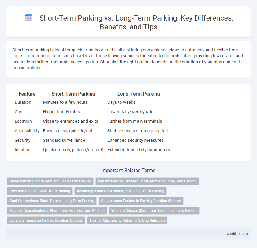 Short-Term Parking vs. Long-Term Parking: Key Differences, Benefits, and Tips