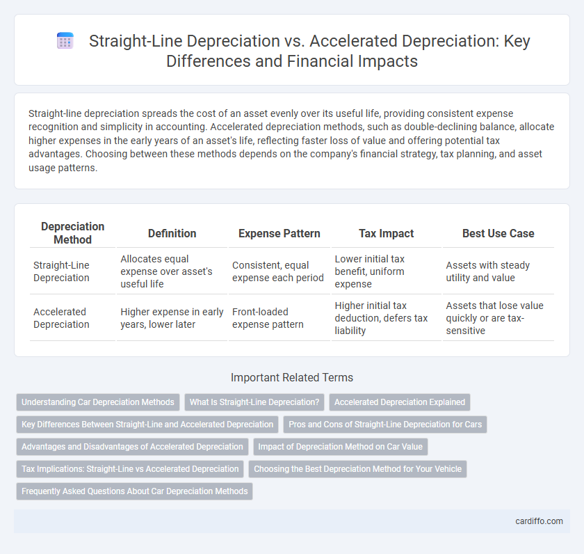 Straight-Line Depreciation vs. Accelerated Depreciation: Key Differences and Financial Impacts