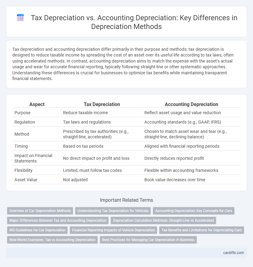 Tax Depreciation vs. Accounting Depreciation: Key Differences in Depreciation Methods